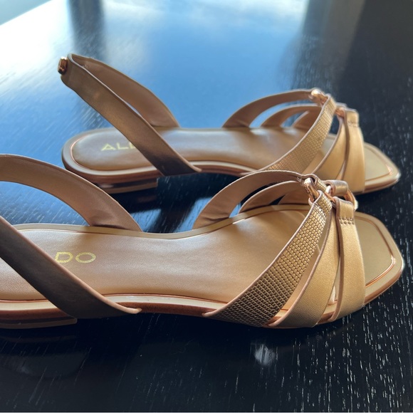 NWOT rose gold sandals - Picture 4 of 5